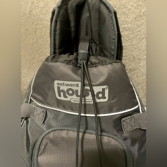 Outward Hound Pooch Small Dog Front Pack Carrier Backpack Raise theWoof Gray#PUP - Picture 5 of 15
